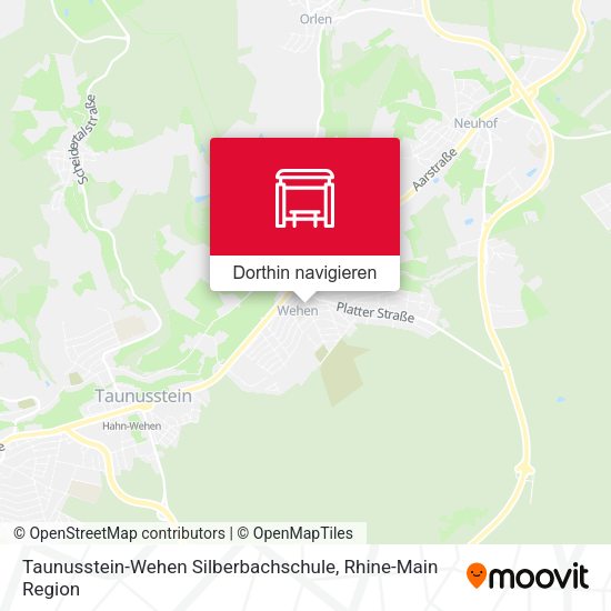 Taunusstein-Wehen Silberbachschule Karte