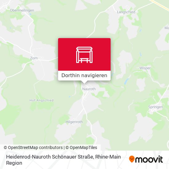 Heidenrod-Nauroth Schönauer Straße Karte
