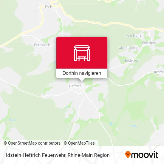 Idstein-Heftrich Feuerwehr Karte