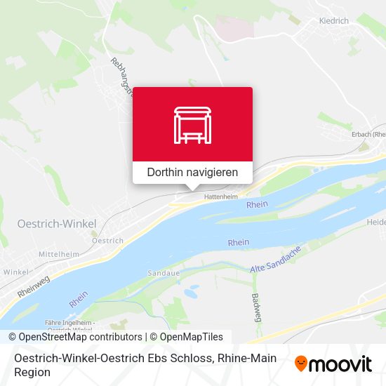 Oestrich-Winkel-Oestrich Ebs Schloss Karte