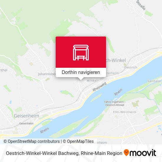 Oestrich-Winkel-Winkel Bachweg Karte