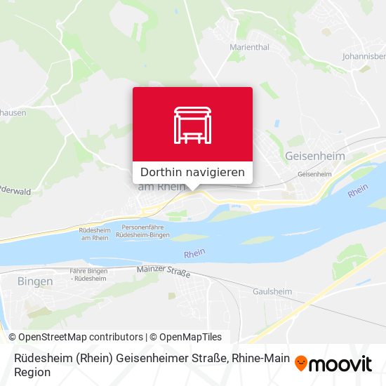 Rüdesheim (Rhein) Geisenheimer Straße Karte