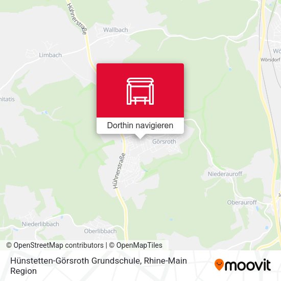 Hünstetten-Görsroth Grundschule Karte