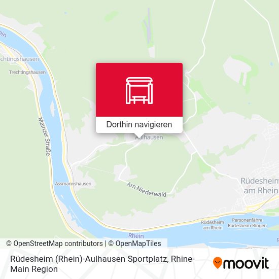 Rüdesheim (Rhein)-Aulhausen Sportplatz Karte