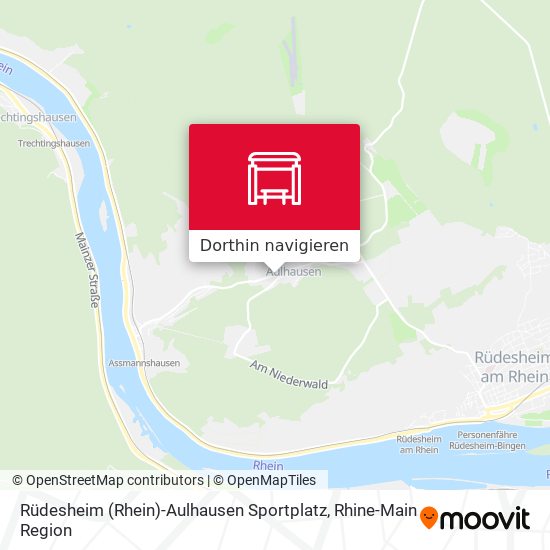 Rüdesheim (Rhein)-Aulhausen Sportplatz Karte