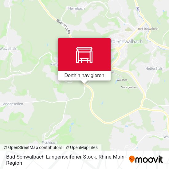 Bad Schwalbach Langenseifener Stock Karte