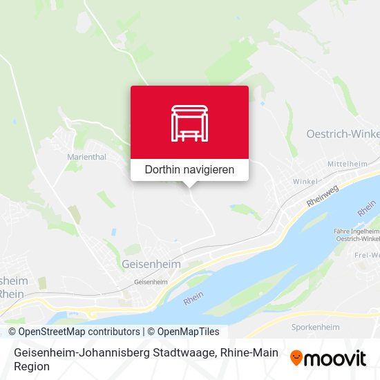 Geisenheim-Johannisberg Stadtwaage Karte
