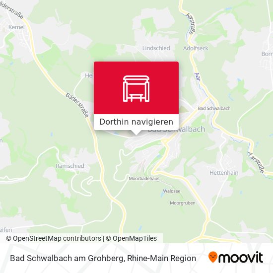 Bad Schwalbach am Grohberg Karte