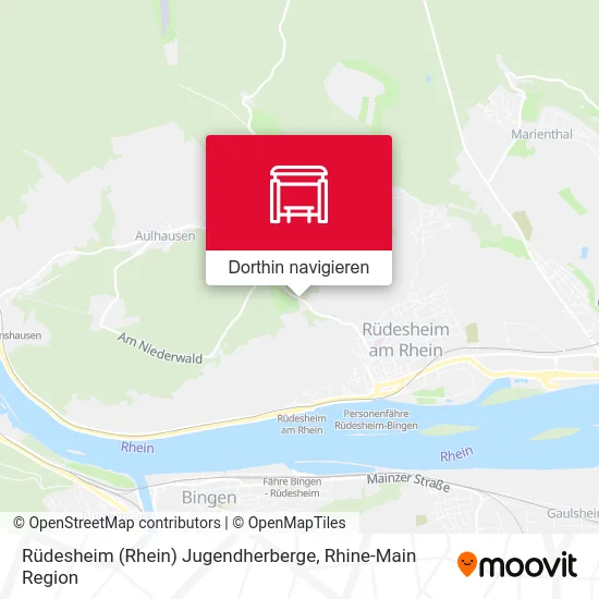 Rüdesheim (Rhein) Jugendherberge Karte