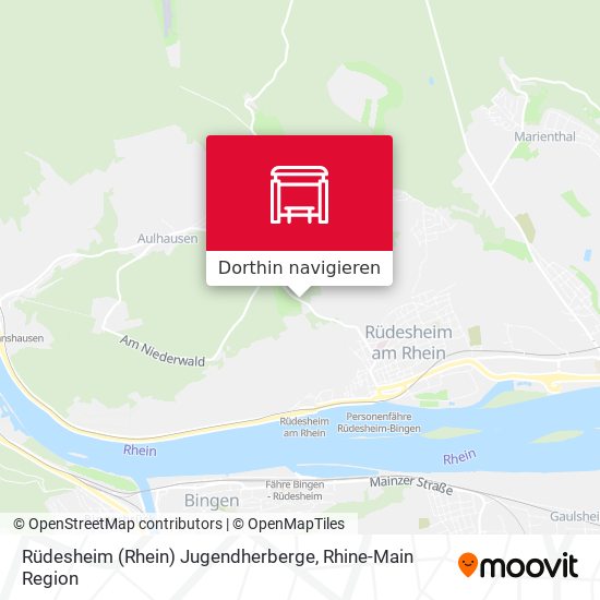 Rüdesheim (Rhein) Jugendherberge Karte