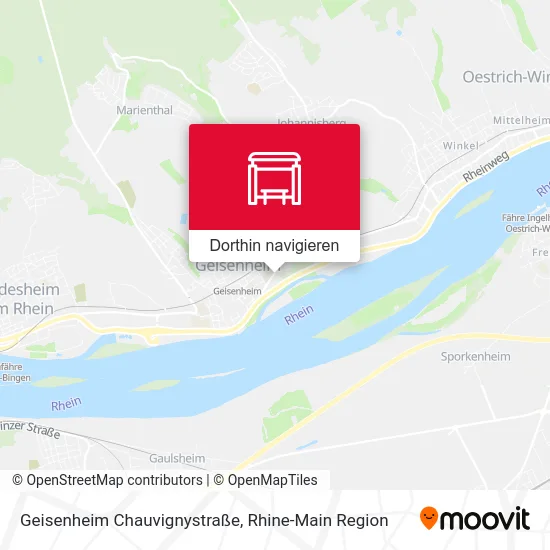 Geisenheim Chauvignystraße Karte