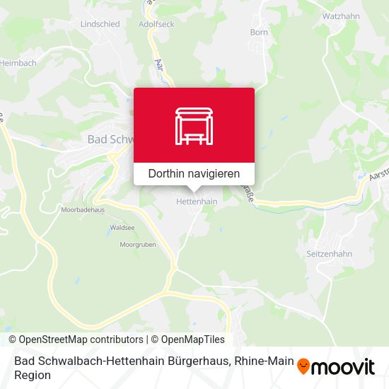 Bad Schwalbach-Hettenhain Bürgerhaus Karte