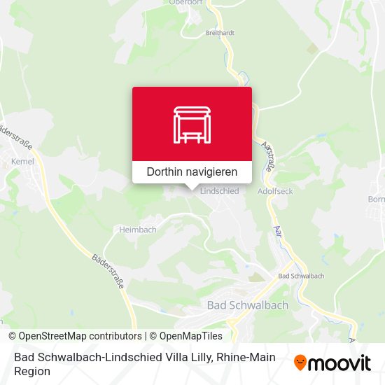 Bad Schwalbach-Lindschied Villa Lilly Karte
