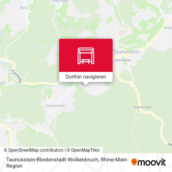 Taunusstein-Bleidenstadt Wolkenbruch Karte