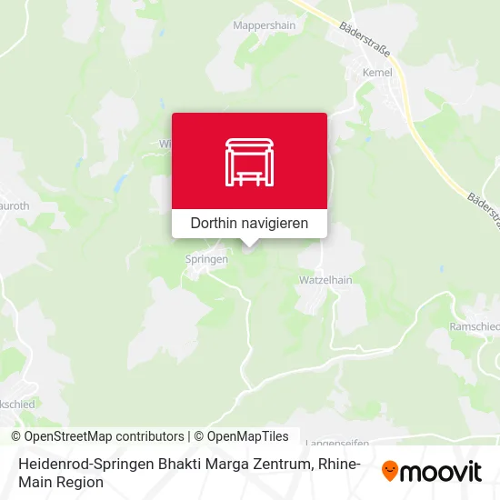 Heidenrod-Springen Bhakti Marga Zentrum Karte
