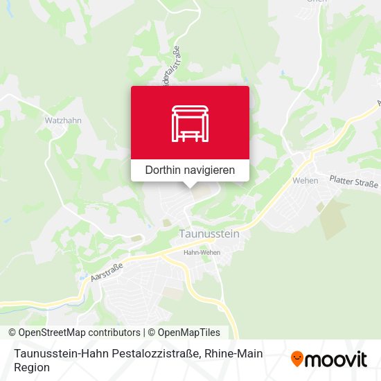 Taunusstein-Hahn Pestalozzistraße Karte