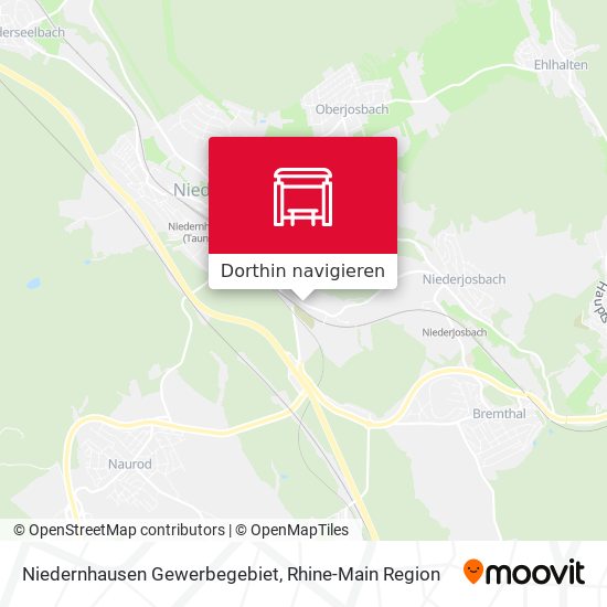 Niedernhausen Gewerbegebiet Karte