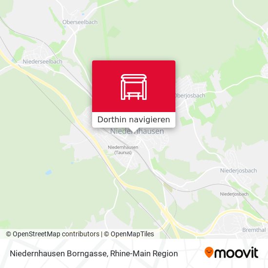 Niedernhausen Borngasse Karte