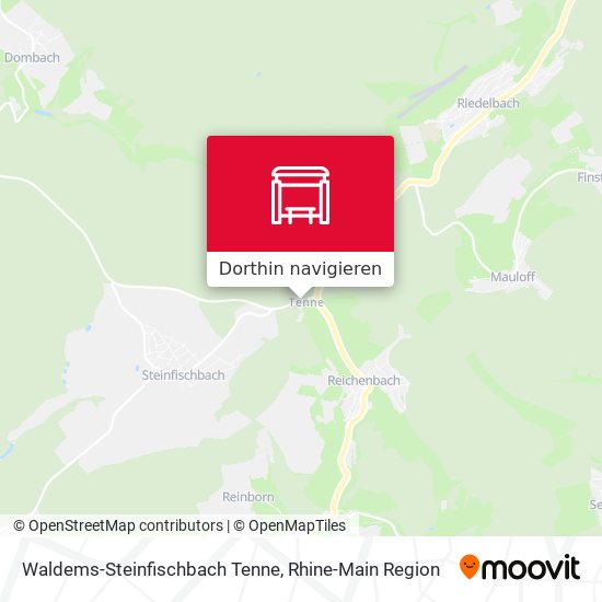 Waldems-Steinfischbach Tenne Karte