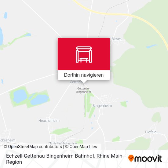 Echzell-Gettenau-Bingenheim Bahnhof Karte