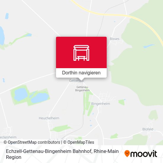 Echzell-Gettenau-Bingenheim Bahnhof Karte