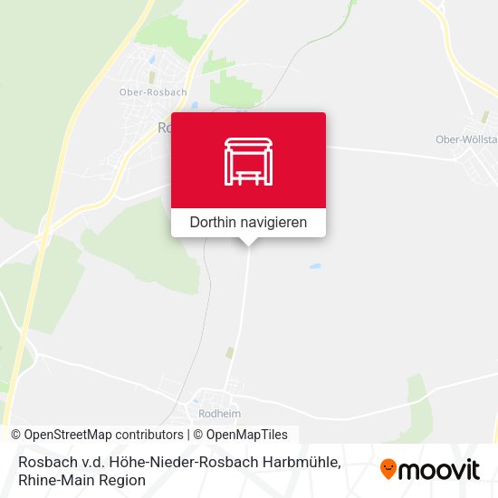 Rosbach v.d. Höhe-Nieder-Rosbach Harbmühle Karte