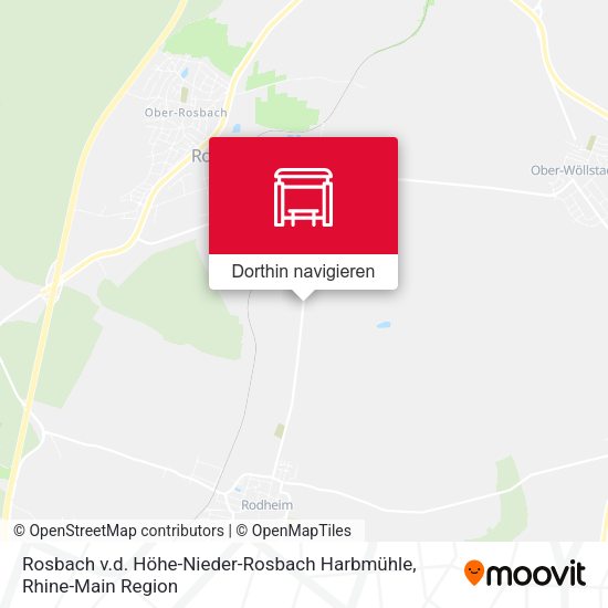 Rosbach v.d. Höhe-Nieder-Rosbach Harbmühle Karte