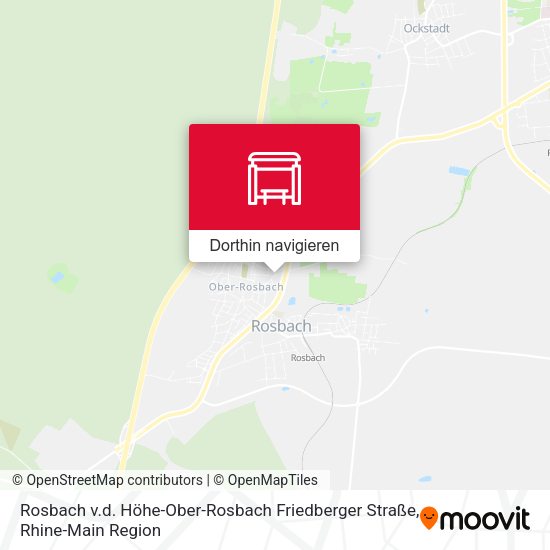 Rosbach v.d. Höhe-Ober-Rosbach Friedberger Straße Karte