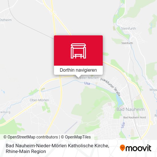 Bad Nauheim-Nieder-Mörlen Katholische Kirche Karte