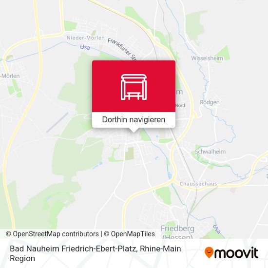 Bad Nauheim Friedrich-Ebert-Platz Karte
