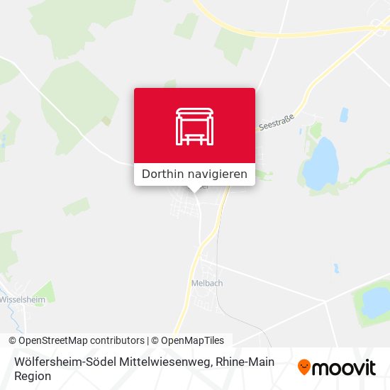 Wölfersheim-Södel Mittelwiesenweg Karte