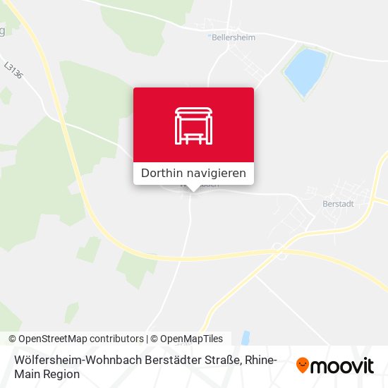 Wölfersheim-Wohnbach Berstädter Straße Karte