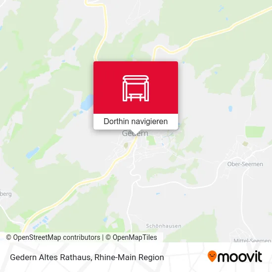 Gedern Altes Rathaus Karte