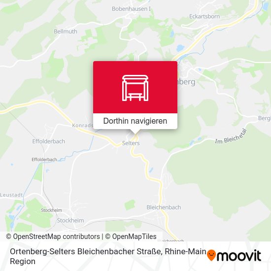 Ortenberg-Selters Bleichenbacher Straße Karte