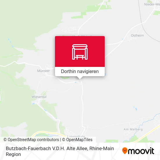 Butzbach-Fauerbach V.D.H. Alte Allee Karte