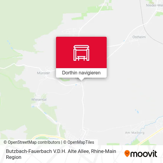 Butzbach-Fauerbach V.D.H. Alte Allee Karte