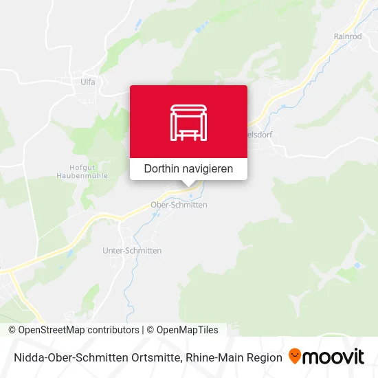 Nidda-Ober-Schmitten Ortsmitte Karte