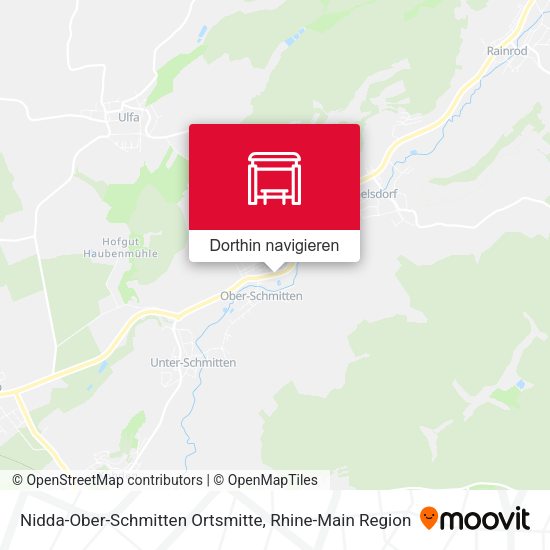 Nidda-Ober-Schmitten Ortsmitte Karte