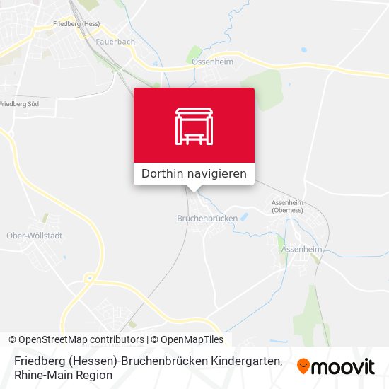 Friedberg (Hessen)-Bruchenbrücken Kindergarten Karte