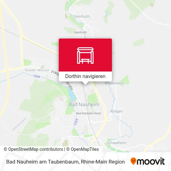 Bad Nauheim am Taubenbaum Karte