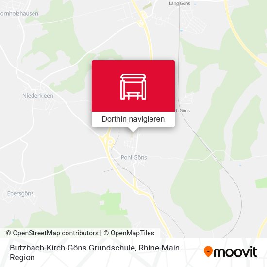 Butzbach-Kirch-Göns Grundschule Karte