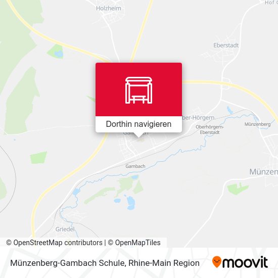 Münzenberg-Gambach Schule Karte