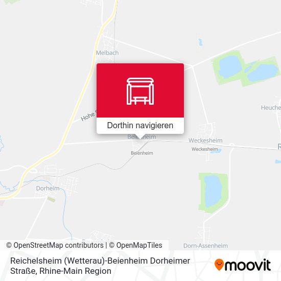 Reichelsheim (Wetterau)-Beienheim Dorheimer Straße Karte