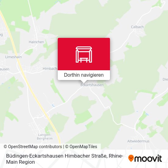 Büdingen-Eckartshausen Himbacher Straße Karte
