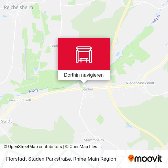 Florstadt-Staden Parkstraße Karte