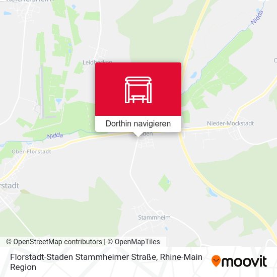 Florstadt-Staden Stammheimer Straße Karte