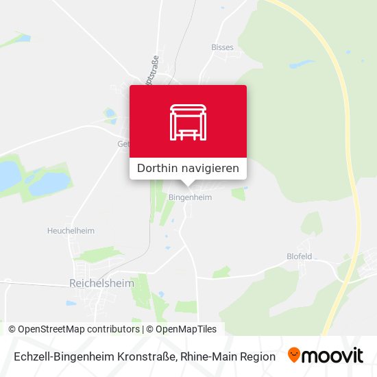 Echzell-Bingenheim Kronstraße Karte