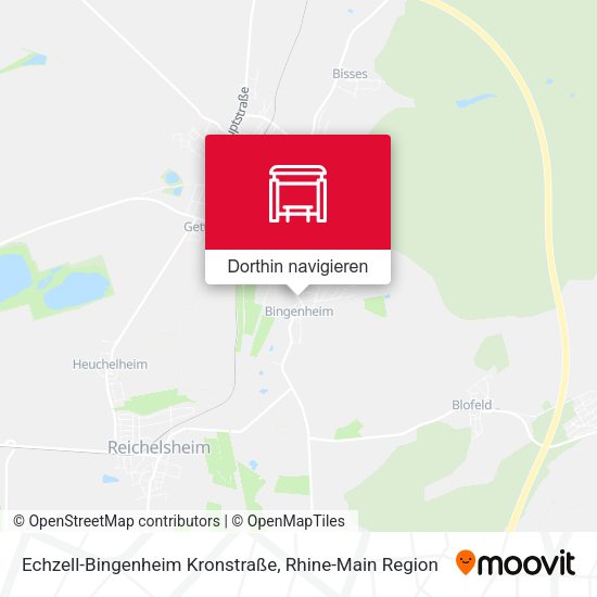 Echzell-Bingenheim Kronstraße Karte