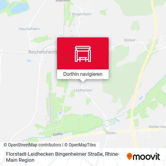 Florstadt-Leidhecken Bingenheimer Straße Karte