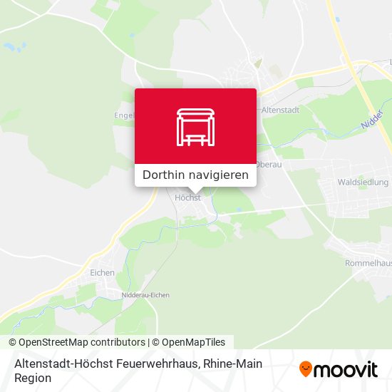 Altenstadt-Höchst Feuerwehrhaus Karte